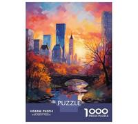 Rompecabezas De 1000 Piezas para Adultos Central Park in Fall Rompecabezas para Adultos Juegos Divertidos Análisis Y Lógica Regalos para Amigos Y Familiares 38x26cm/1000pcs