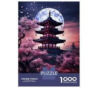 Rompecabezas De 1000 Piezas para Adultos Cherry Blossom Japan Rompecabezas para Adultos Juegos De Relajación Una Obra De Arte Regalos para Amigos Y Familiares 70x50cm/1000pcs