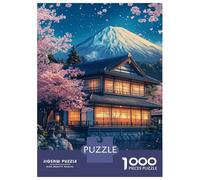 Rompecabezas De 1000 Piezas para Adultos Cherry Blossom Serenity-29 Rompecabezas para Adultos Juguetes Antiestrés Análisis Y Lógica Desafiante De Completar 52x38cm/1000pcs