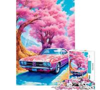 Rompecabezas de 1000 Piezas para Adultos Chevrolet Rompecabezas para Adultos Juego de ingenio Una Obra de Arte para cumpleaños Navidad (Tamaño 38x26cm)