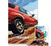 Rompecabezas de 1000 Piezas para Adultos Chevrolet Traverse SUV,diseño de Corte preciso,Divertido Rompecabezas,Regalo para el Tiempo Libre,decoración navideña (38x26cm)
