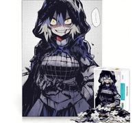 Rompecabezas de 1000 Piezas para Adultos: Chica Anime con Ojos Amarillos, Juegos educativos, Carrera de Velocidad Manual, Toda la Familia 50x75cm