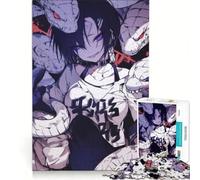 Rompecabezas de 1000 Piezas para Adultos: Chica Anime con Serpientes, Juegos educativos, Carrera de Velocidad Manual, Toda la Familia 38x26cm