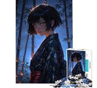 Rompecabezas de 1000 Piezas para Adultos Chica Anime | Espíritu del Bosque místico desafío de Inteligencia Cerebral Juguetes adictivos Juegos Divertidos actividadeses Regalos de Amigo Invisible