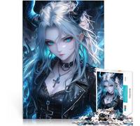 Rompecabezas de 1000 Piezas para Adultos Chica de la fe del Demonio Competición de Velocidad de Manos Decoración del hogar 38x26cm