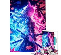 Rompecabezas de 1000 Piezas para Adultos Chica samurái mágica Juguete para decoración de Pared difícil único Ideal para cumpleaños y Regalos (tamaño 38x26cm)