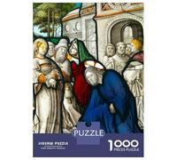 Rompecabezas De 1000 Piezas para Adultos Christ and The Woman Rompecabezas para Adultos Juegos Divertidos Pero Divertidos Y Humorísticos Desafiantes De Completar 52x38cm/1000pcs