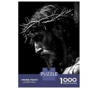 Rompecabezas De 1000 Piezas para Adultos Christ Poster Catholic Rompecabezas para Adultos Juegos De Relajación Una Obra De Arte Regalos para Amigos Y Familiares 52x38cm/1000pcs
