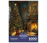 Rompecabezas De 1000 Piezas para Adultos Christmas Eve Painting Rompecabezas Juego Familiar para La Diversión Familiar Oferta como Regalo para Toda La Familia 70x50cm/1000pcs