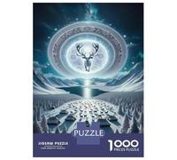 Rompecabezas De 1000 Piezas para Adultos Christmas Winter Wonderland Rompecabezas para Adultos Juguetes Antiestrés para La Diversión Familiar Actividades Divertidas En Casa 52x38cm/1000pcs