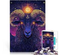 Rompecabezas de 1000 Piezas para Adultos Cielo Estrellado y ovejas Entrena tu Cerebro y Tus Manos Cada Pieza es única: un desafiante y Divertido Juego Familiar 26x38cm
