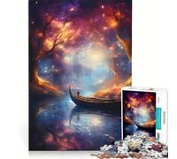 Rompecabezas de 1000 Piezas para Adultos Cielos fantásticos tormentosos Juego práctico para la diversión Familiar cumpleaños y Navidad 50x75cm