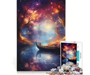 Rompecabezas de 1000 Piezas para Adultos Cielos fantásticos tormentosos Juego práctico para la diversión Familiar cumpleaños y Navidad 50x75cm