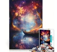 Rompecabezas de 1000 Piezas para Adultos Cielos fantásticos tormentosos Juegos Familiares Divertido para Reducir el estrés Regalo de cumpleaños 38x52cm