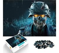 Rompecabezas de 1000 Piezas para Adultos Ciencia ficción de Halloween Zombi Madera，para Mayores de 14 años Juego Familiar para y Juegos Juguetes Regalo。tamaño：50x75cm/19.68x29.52pulgada