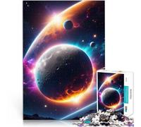 Rompecabezas de 1000 Piezas para Adultos Ciencia ficción Espacial épica y Hermosa Aprendizaje Educativo Mejorar el Amor Entre Parejas 75x50cm