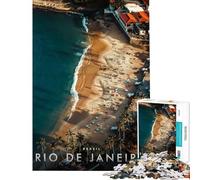 Rompecabezas de 1000 Piezas para Adultos Ciudad de Río de Janeiro Juegos Familiares Desafío de Inteligencia Cerebral Juguetes adictivos Gran Regalo para la diversión Familiar (tamaño 38x26cm)