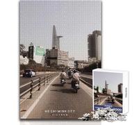 Rompecabezas de 1000 Piezas para Adultos, Ciudad Ho Chi Minh, Juego Educativo Familiar, decoración Perfecta, Regalo de cumpleaños, tamaño 38x26cm