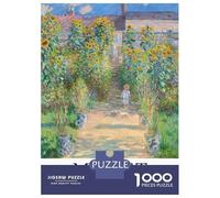 Rompecabezas De 1000 Piezas para Adultos Claude Monet Famous Art Rompecabezas Práctico Juego Decoración del Hogar Cumpleaños Y Navidad 38x26cm/1000pcs