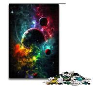 Rompecabezas de 1000 Piezas para Adultos Colapso de Planetas Juguetes de Bricolaje Gran Adolescentes Mayores de 14 años 75 x 50 cm