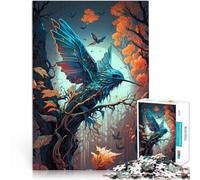 Rompecabezas de 1000 Piezas para Adultos Colibrí Poco Realista Juegos educativos Decoración del hogar Decoración 38x26cm