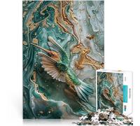 Rompecabezas de 1000 Piezas para Adultos Colibrí Surrealista para el Juguete de desafío de Juego Educativo Buen Regalo 38x26cm