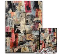Rompecabezas de 1000 Piezas para Adultos, Collage de París, de Madera, cumpleaños o para Mayores de 14 años 50x75cm