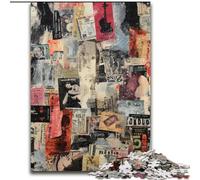 Rompecabezas de 1000 Piezas para Adultos: Collage de París decoración del hogar y diversión Familiar A Partir de 14 años (tamaño 50x75cm)