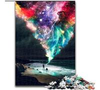 Rompecabezas de 1000 Piezas para Adultos, Colores en el Cielo, cartón, Juego Interactivo Familiar, decoración del hogar, desafío Mental, Regalo, tamaño 26x38cm