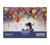 Rompecabezas De 1000 Piezas para Adultos Colorful Balloons Painting Rompecabezas Práctico Juego Decoración del Hogar Cumpleaños Y Navidad 38x26cm/1000pcs