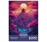 Rompecabezas De 1000 Piezas para Adultos Colorful Fantasy Landscape Rompecabezas para Adultos Juguetes Antiestrés para La Diversión Familiar Regalos De Cumpleaños Y Únicos 70x50cm/1000pcs