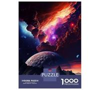 Rompecabezas De 1000 Piezas para Adultos Colorful Galaxy Rompecabezas para Adultos Juguetes Antiestrés Análisis Y Lógica Desafiante De Completar 70x50cm/1000pcs