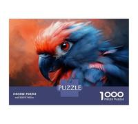 Rompecabezas De 1000 Piezas para Adultos Colorful Parrot Portrait Rompecabezas para Adultos Juguete Decoración De Pared Pero Diversión Y Humorística Diversión En El Hogar, 38x26cm/1000pcs