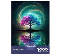 Rompecabezas De 1000 Piezas para Adultos Colorful Tree Reflection in Water Rompecabezas para Adultos Juego De Ingenio Pero Divertido Y Humorístico 70x50cm/1000pcs