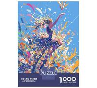 Rompecabezas De 1000 Piezas para Adultos Colorful Woman Dancing Rompecabezas para Adultos Juegos Divertidos Pero Divertidos Y Humorísticos Desafiantes De Completar 70x50cm/1000pcs