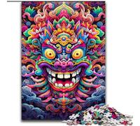 Rompecabezas de 1000 Piezas para Adultos, Colorido Buda artístico, Hecho de Madera, un Gran Regalo para la diversión Familiar, 50x75cm, para Vacaciones, cumpleaños y Noches de Juegos en Familia