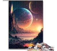 Rompecabezas de 1000 Piezas para Adultos, Colorido Paisaje de fantasía de Madera, Ideal para diversión Familiar, relajación y Regalos navideños, 50x75cm, Fiesta de cumpleaños para Hombres y Mujeres