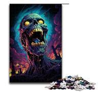 Rompecabezas de 1000 Piezas para Adultos Colorido Rompecabezas psicodélico de Zombis. Una Obra de Arte desafiante Ideal para Adolescentes de 14 años en adelante. 1000 Piezas (75 x 50 cm).