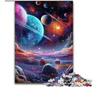 Rompecabezas de 1000 Piezas para Adultos, Colorido Universo, Juego Interactivo Familiar, decoración del hogar, Regalo de desafío Mental (tamaño: 50x75cm)