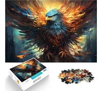 Rompecabezas de 1000 piezas para adultos, colorido y legendario fénix, juegos educativos, decoración del hogar, una obra de arte, 19.7 x 29.5 pulgadas