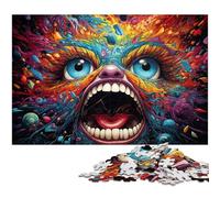 Rompecabezas de 1000 Piezas para Adultos Coloridos Milagros psicodélicos Rompecabezas de Papel para niños Juego Educativo para Adultos 1000 Piezas (38 x 26 cm)