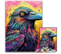 Rompecabezas de 1000 Piezas para Adultos, Coloridos Rompecabezas de cartón de Pato Morado, Rompecabezas de Alta dificultad para Adolescentes, 26x38cm/10,23x14,96 Pulgadas