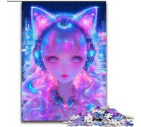 Rompecabezas de 1000 Piezas para Adultos con Chicas de Anime japonesas ¡Disfruta de Tus Vacaciones en casa! Cada Pieza es única Juego desafiante y Divertido para Toda la Familia (26x38cm)