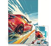 Rompecabezas de 1000 Piezas para Adultos con Coches geniales, Juego práctico, Mejora la Memoria, cumpleaños 50x75cm