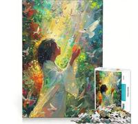 Rompecabezas de 1000 Piezas para Adultos con diseño Alabado Sea el Señor Ideal para Relajarse Decorar el hogar o como Regalo para Toda la Familia 50x75cm