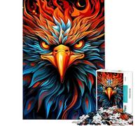 Rompecabezas de 1000 Piezas para Adultos con diseño de águila fénix Ideal para Adolescentes para Toda la Familia decoración del hogar desafiante y de Gran dificultad (tamaño 38x52cm)
