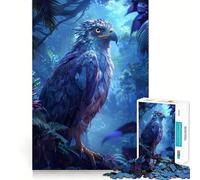 Rompecabezas de 1000 Piezas para Adultos con diseño de águila majestuosa Tropical Juguete Decorativo para Construir y concentrarse Juego de Paz Regalo de cumpleaños (50x75cm)