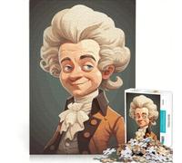Rompecabezas de 1000 Piezas para Adultos con diseño de Amadeus Mozart, Ideal para armar en casa, una Actividad Divertida cumpleaños y Navidad 50x75cm