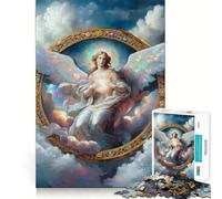 Rompecabezas de 1000 Piezas para Adultos con diseño de ángel,Corte preciso,Arte,Juguete Creativo,Juego para el Tiempo Libre, Relajante (38x52cm)