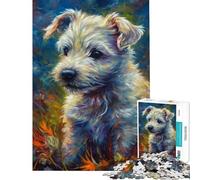 Rompecabezas de 1000 Piezas para Adultos con diseño de Cachorro de Pastor Australiano un desafío para la Inteligencia Cerebral Juguetes adictivos Juego práctico decoración de Pared Ideas para Regalos